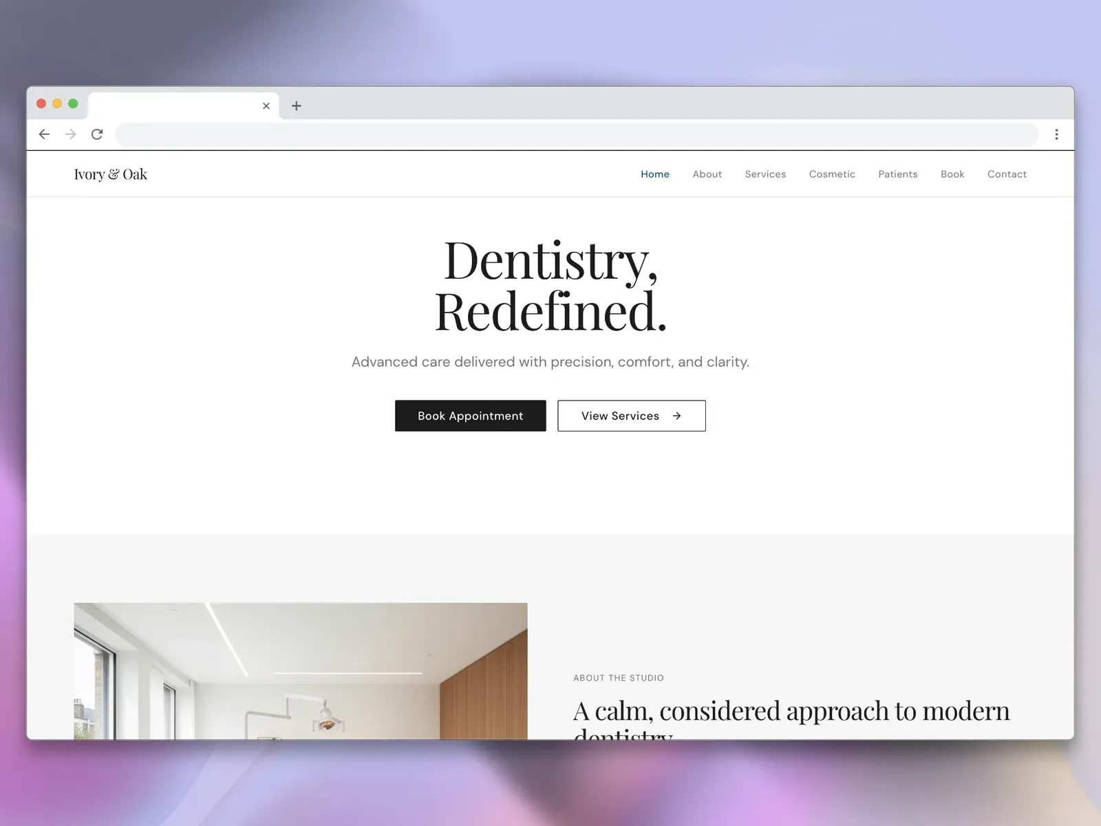 Ivory & Oak: Healthcare · Dentistry