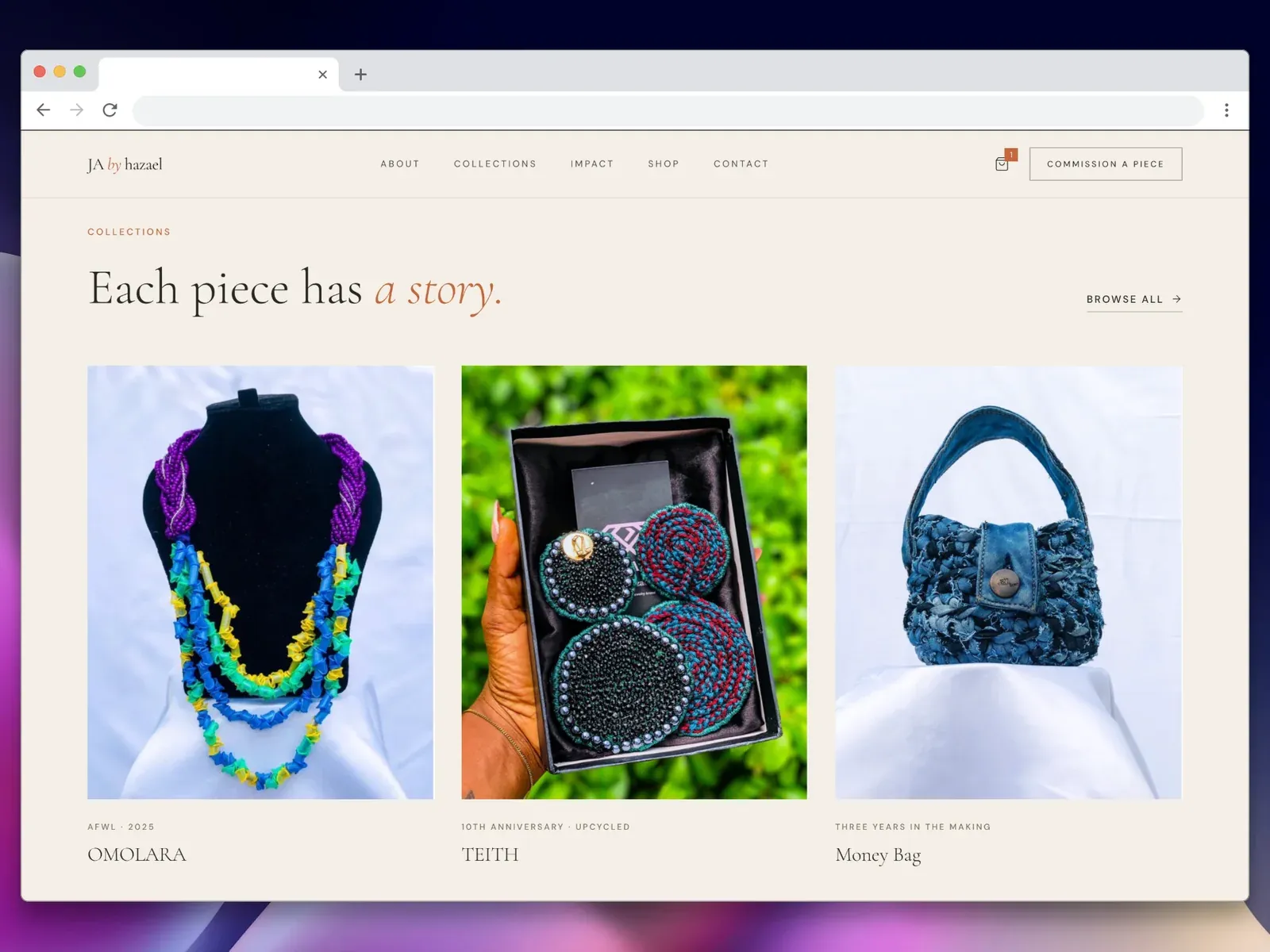 Jaybyhazel: E-commerce · Craft