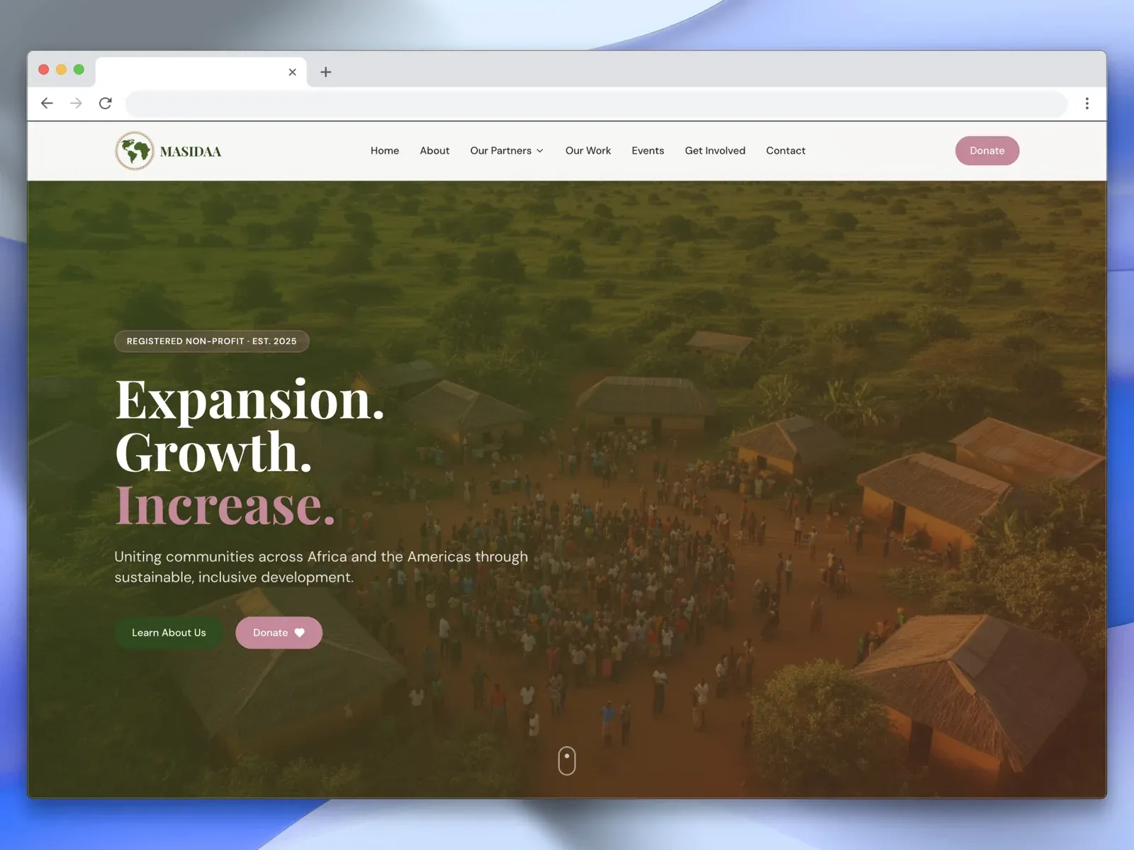 MASIDAA: NGO · Web