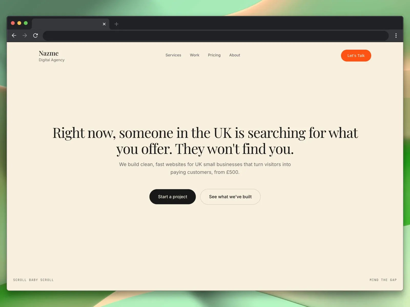 Nazme: Agency · Web